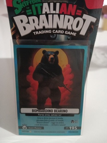 Skifidol italia brainrot card - italia,