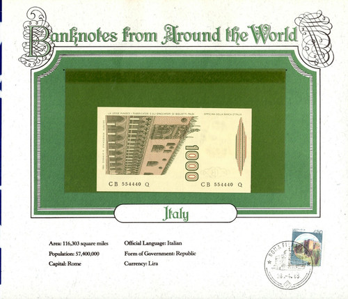 World banknotes italy 1000 - world,