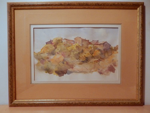 Quadro pittura edificio - pittura,