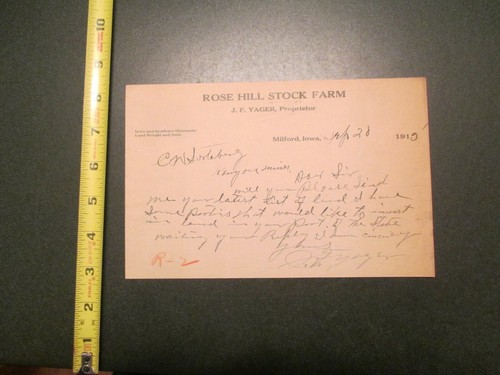 Rose hill stock farm milford - hill,