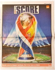 News of the World Finale Mondiali 2010 Olanda vs Spagna