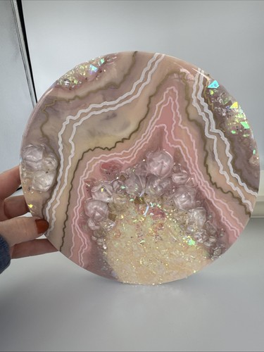 Resina geode wall art - resina,