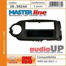 MASCHERINA RADIO 1 DIN YARIS