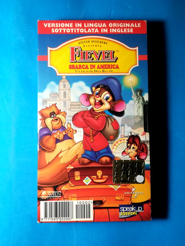 Videocassetta vhs fievel - videocassetta,