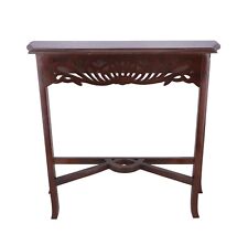 Consolle in legno di mogano modello elise stile coloniale arte povera ingresso