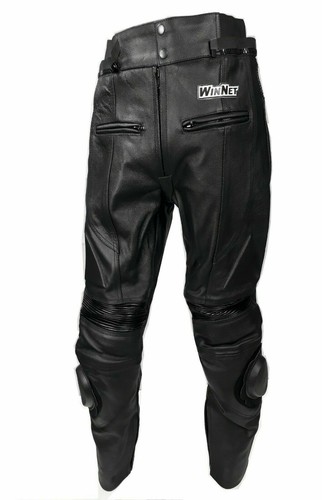 Pantaloni winnet pelle moto - in,