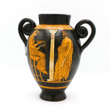 Vaso anfora figura rossa greca