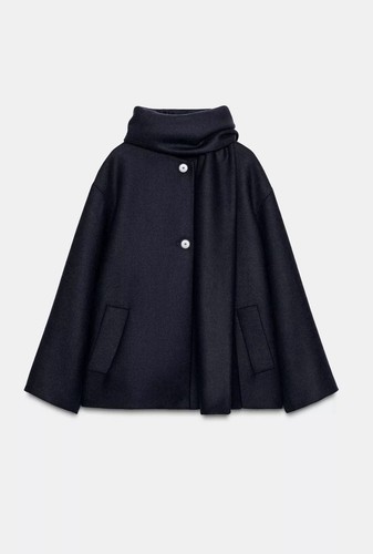 Cappotto donna corto misto