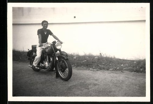 Fotografia moto bsa ragazzo - moto,