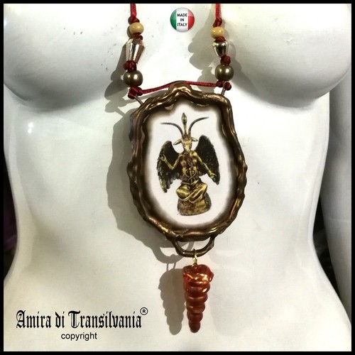 Amuleto ciondolo teschio - ciondolo,