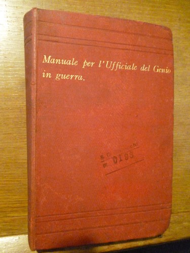 Manuale per ufficiale - ufficiale, del