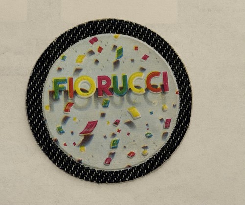 Adesivo fiorucci anni - fiorucci, 80