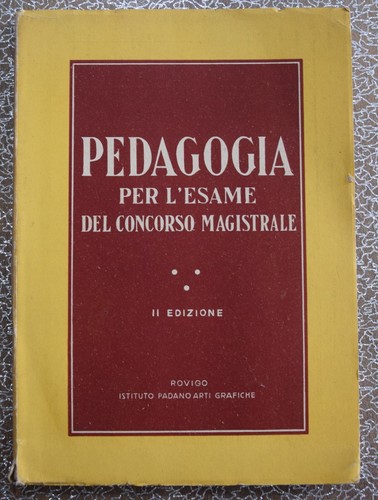 Pedagogia per esame del - per,