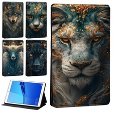 Custodia supporto pelle PU Regno Unito per Huawei MediaPad T3/T5 10/M5 Lite/10,8"" + penna