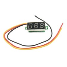  Voltmetro Digitale DC 0-100V Pannello LED Voltage Meter 3-Digital Con 3 Fi7857