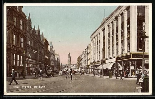 Cartolina belfast high street - cartolina,