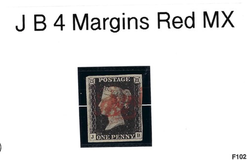 1840 1 qv penny - g.b.,
