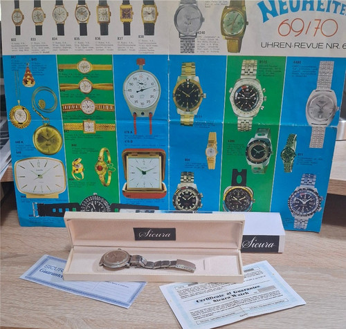 1970 sicura breitling dress - breitling,