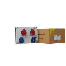 Distributore di corrente 2x16A 2x230V franz/belg system distributore di corre...