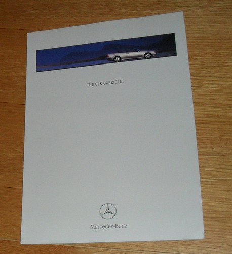 Brochure mercedes clk - brochure,