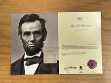 Abraham lincoln hair strand - lincoln,