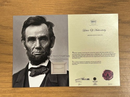 Abraham lincoln hair strand - hair,