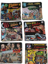 KINOWA QUADRO, COLLEZIONE COMPLETA, 6 SERIE, 131 COMIC, RISTAMPA ECCELLENTE