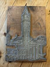 matrice originale per acquaforte xilografia di Giannetto Malmerendi Duomo Cesena