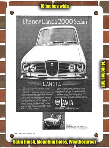 Insegna metallo 1972 - insegna, in