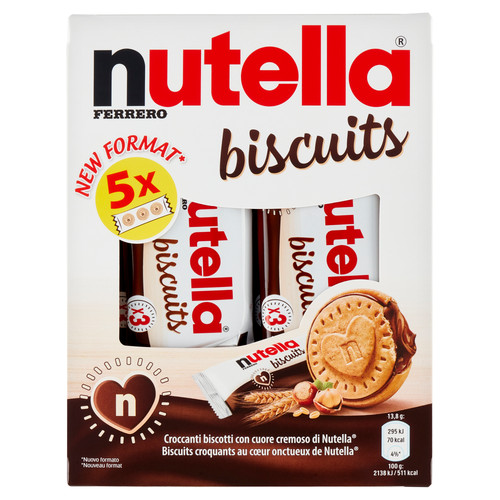 Nutella biscuits 207g packs - nutella,