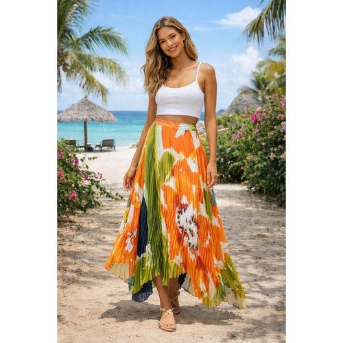 Maxi gonna plissettata alice - maxi,