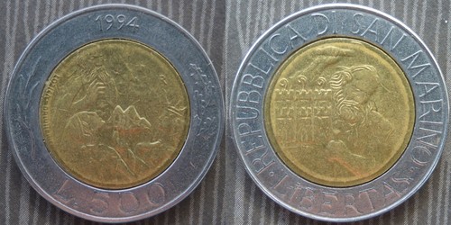 San marino 500 lire - marino, #