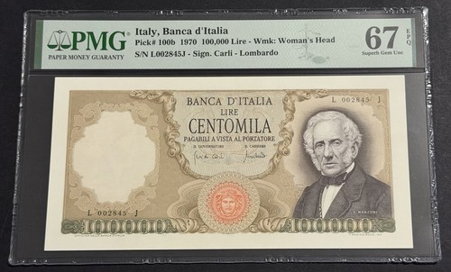 100000 lire manzoni - lire,