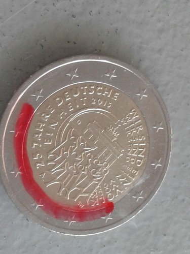 Euros allemagne 25 jahre - euros,