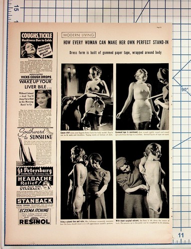 Articolo rivista vintage anni
