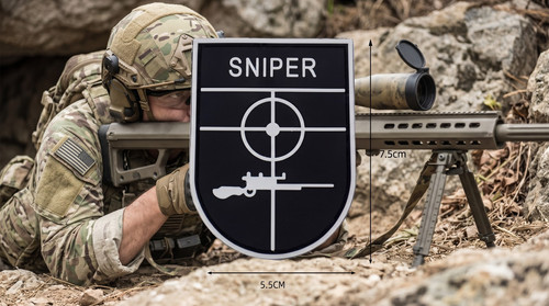 Sniper patch militaire - sniper,