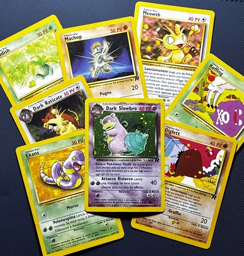 Lotto carte pokemon vintage - carte,