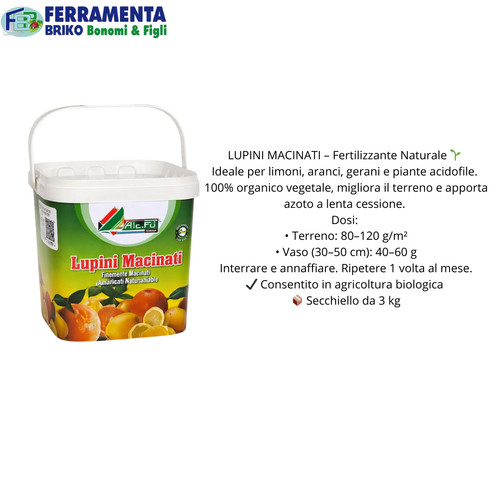 Lupini macinati kg - al.fe,