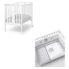 Erbesi - Set Lettino Mini + Rivestimento Tessile - Spedizione Gratuita