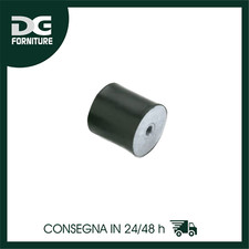 ANTIVIBRANTE IN GOMMA E ACCIAIO ZINCATO CILINDRICO FEMMINA/FEMMINA