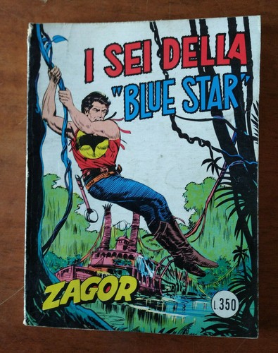 Zagor scritta rossa - rossa, numero