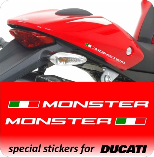 Adesivi ducati monster per - 2,