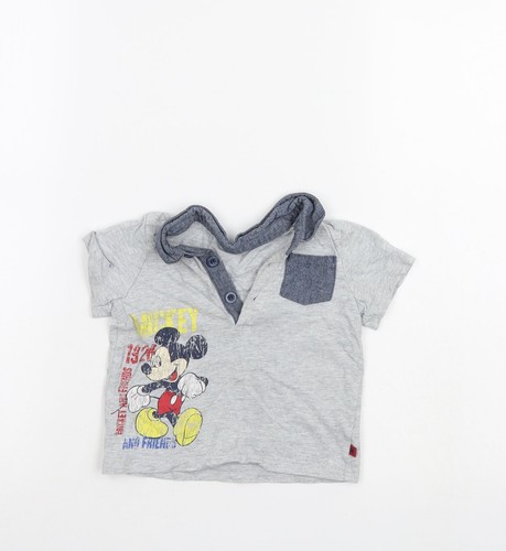 Polo basic disney grigia - polo,