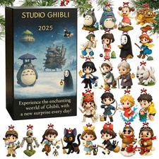 Calendario dell'Avvento 2025 Classic Studio Ghibli Anime 24 Giorni Decorazione Collezionismo