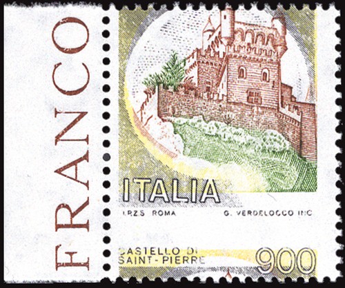 Castelli lire 900 varietà - lire,