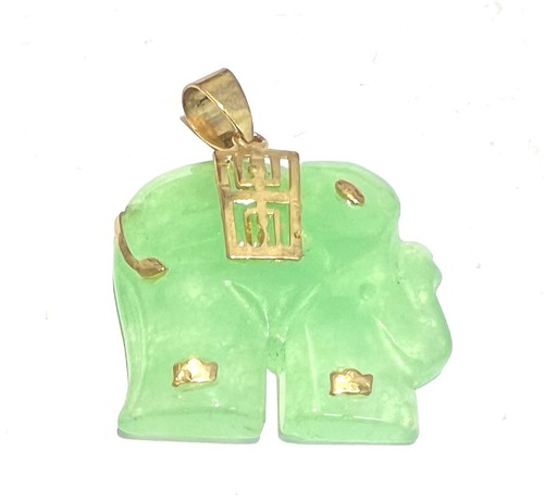Ciondolo elefante giada - elefante, di