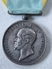 Rara Medaglia Guerra di Crimea 1855-56 con incisione Risorgimento