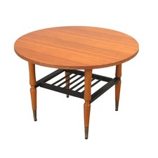 Tavolino da Centro Vintage Impiallacciato Teak - Design Anni 60 Italia 
