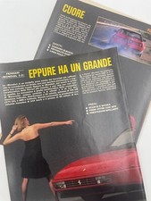 Clipping Ritaglio Articolo 1988 Ferrari Mondial 3.2 Eppure ha un grande cuore