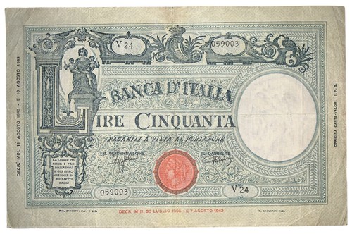 Lire 1942 italia grande - 50,